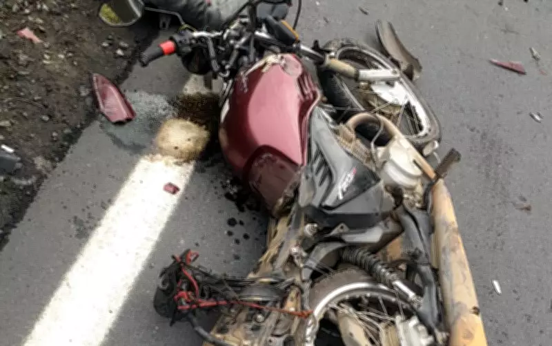 Motociclista morre em acidente com carreta na MG-350; motorista foge e é procurado