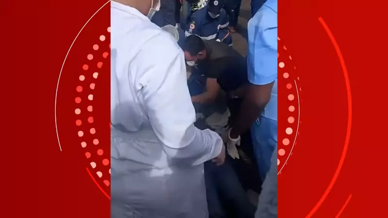 Motociclista sofre acidente grave ao cair de viaduto de 10 metros em São Luís