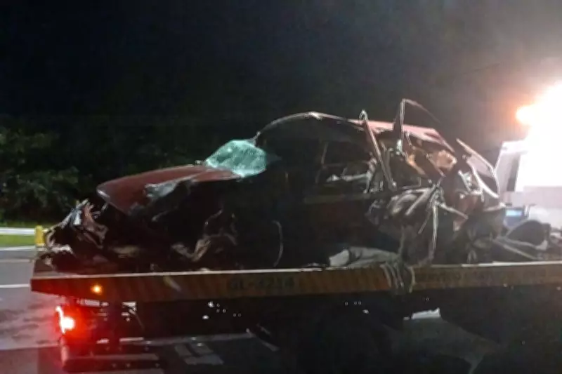 Motorista de 25 anos morre após invadir contramão e colidir de frente na Rodovia Padre Manoel da Nóbrega