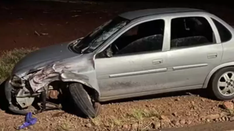 Motorista embriagado causa acidente fatal com motociclista na PR-495, no Paraná