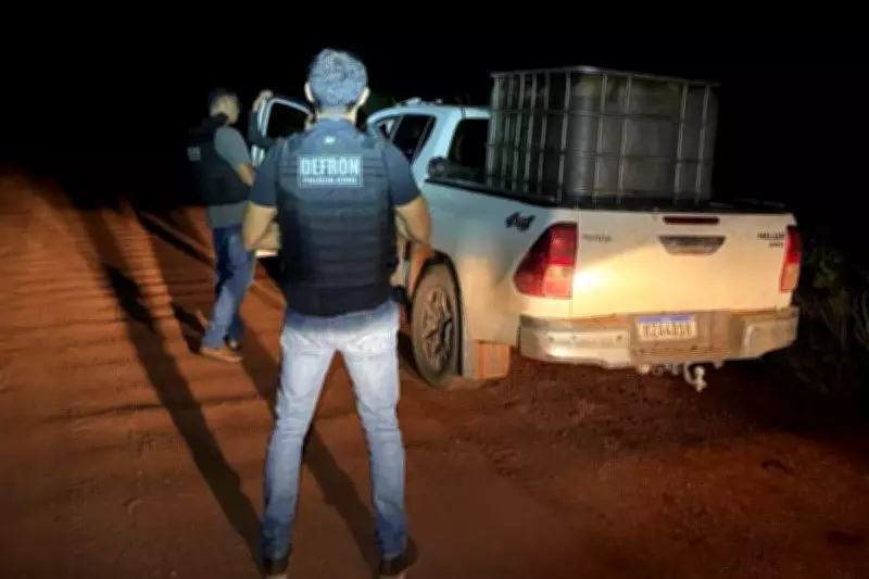 Motorista preso com mil litros de diesel para garimpo ilegal em terra indígena de MT