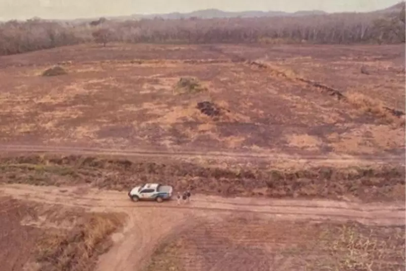 MPMS investiga fazenda em Bonito por queimada irregular e drenos sem autorização