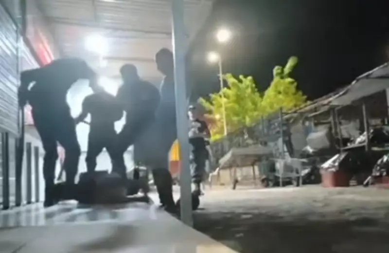 Mulher é brutalmente espancada por quatro homens em mercado público do Cabo de Santo Agostinho