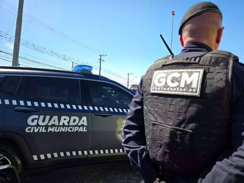 Mulher agredida pelo marido foge com seis filhos e pede ajuda à Guarda Municipal em Ponta Grossa