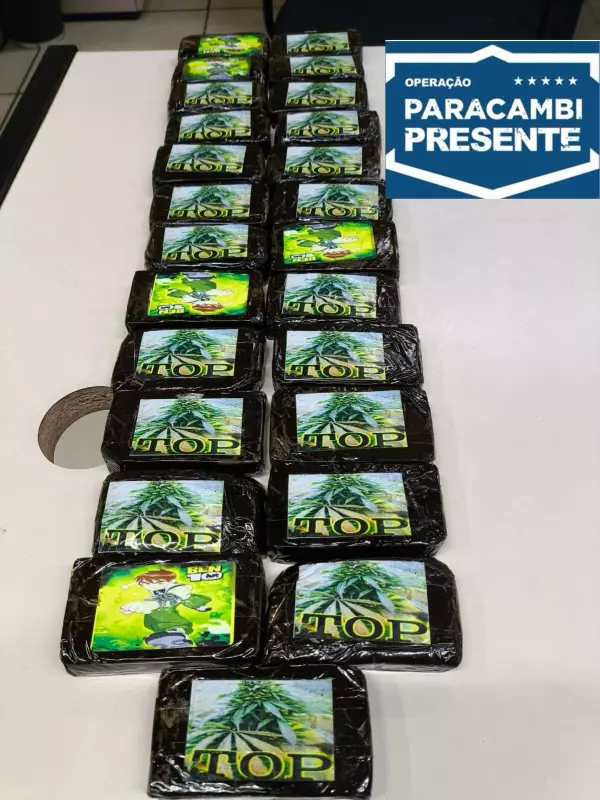 Mulher de 26 anos é presa com 25 tabletes de haxixe na RJ-093 em Paracambi