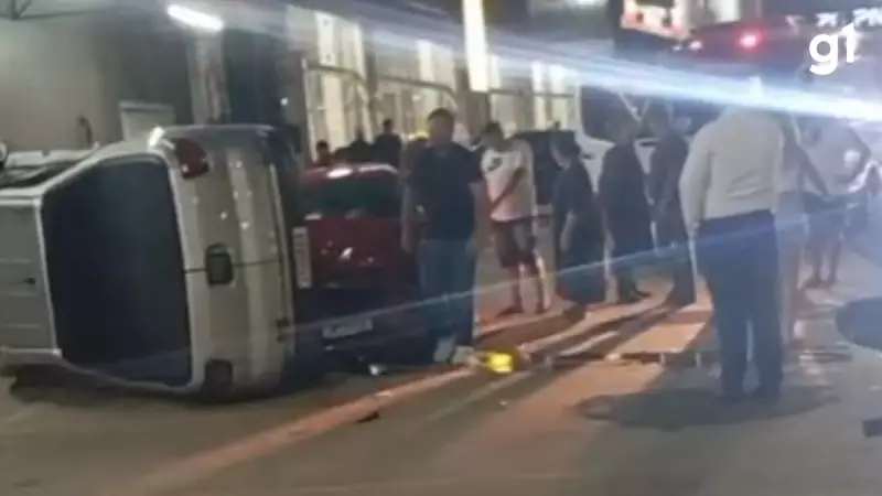 Mulher morre atropelada após carro invadir calçada de restaurante em São Leopoldo