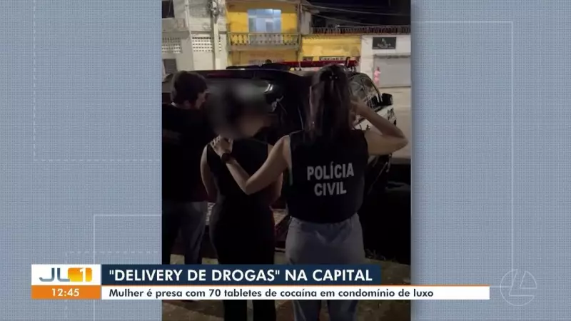 Mulher presa com 78 tabletes de cocaína em condomínio de luxo em Belém
