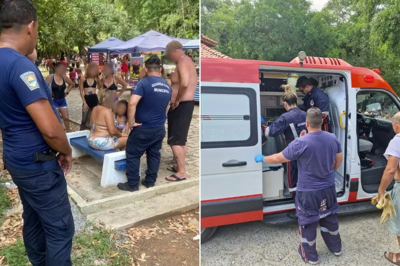 Mulher se engasga com lacre de lata em Mongaguá e é salva por guarda municipal