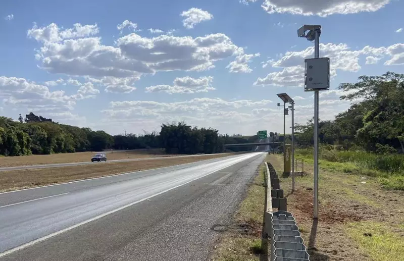 Novo radar na SP-66 em Suzano: limite é de 60 km/h no km 62,7