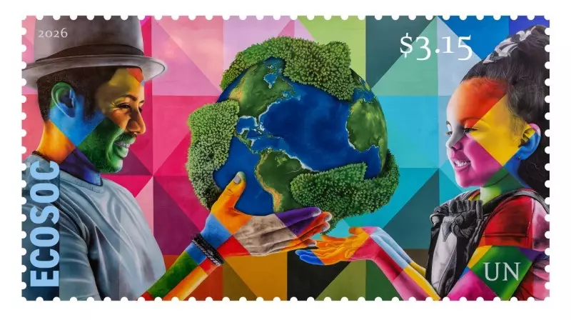 Obra de Eduardo Kobra vira selo da ONU para marcar 80 anos do Conselho Econômico e Social