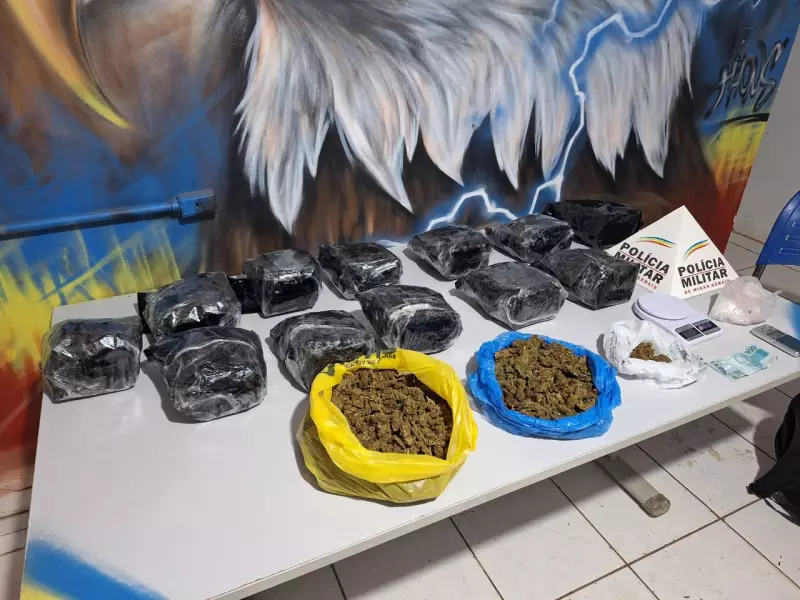 Operação apreende 22 kg de skunk e prende 4 em Ipatinga