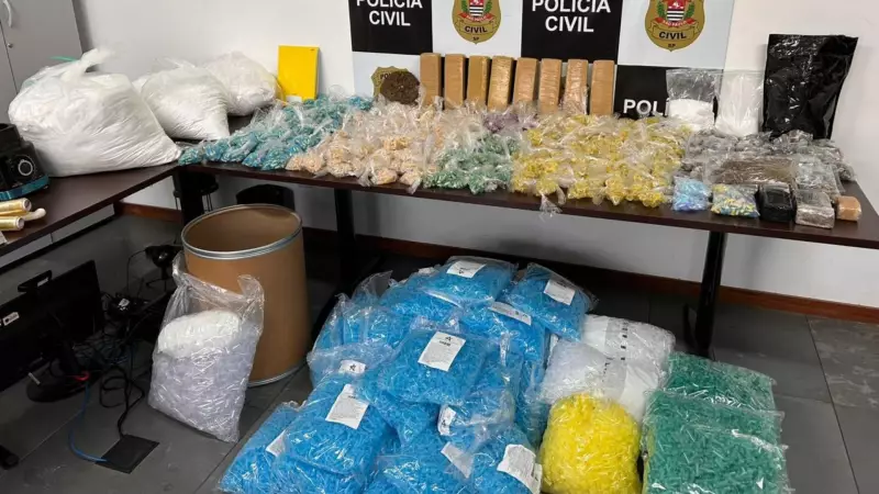 Operação da Polícia Civil apreende 70 kg de drogas e prende dois em Sorocaba