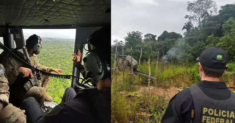 Operação federal fecha garimpos ilegais e combate trabalho escravo no sudoeste do Pará