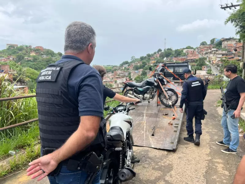 Operação integrada em Volta Redonda apreende quatro motocicletas irregulares no combate ao roubo de veículos