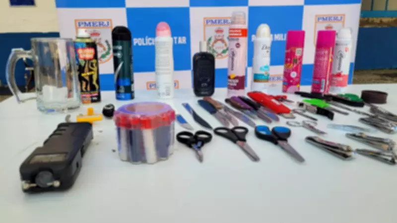 Operação no Carnaval do Rio apreende 41 objetos perfurocortantes e pistola de choque