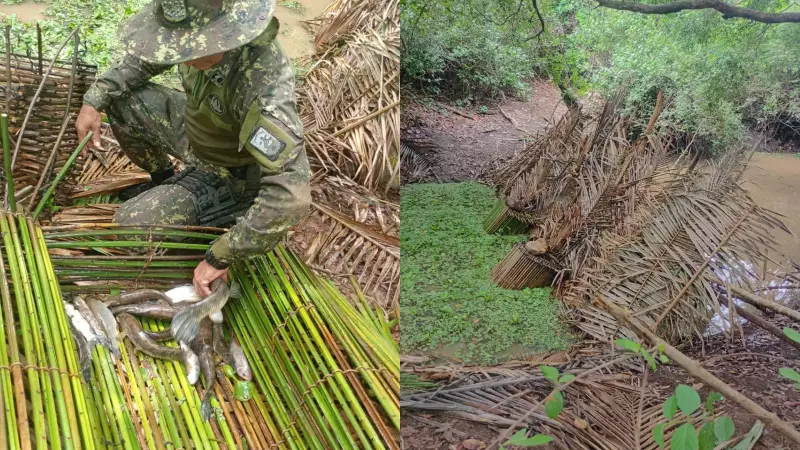 Operação Piracema apreende armadilhas ilegais de pesca em União, Piauí