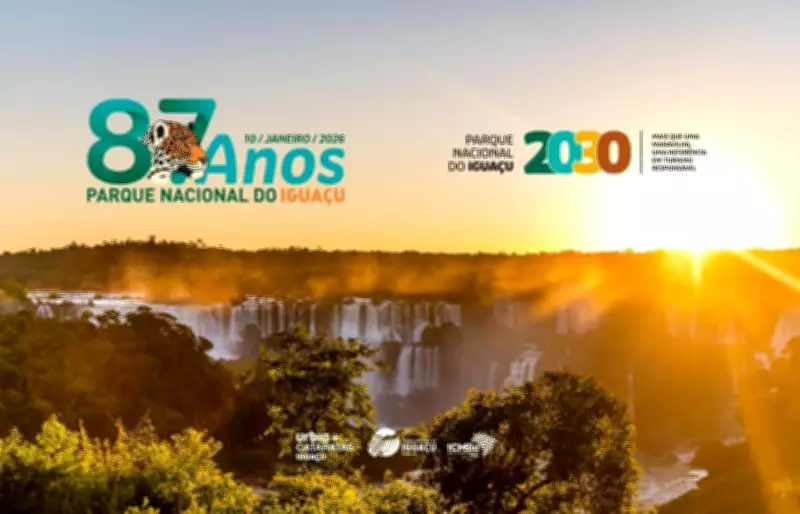Parque Nacional do Iguaçu celebra 87 anos com plano de R$ 600 milhões e recorde de visitantes