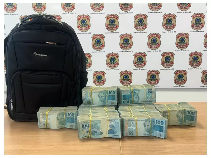 PF apreende R$ 500 mil em dinheiro vivo no Ceará com suspeita de desvio de verbas públicas