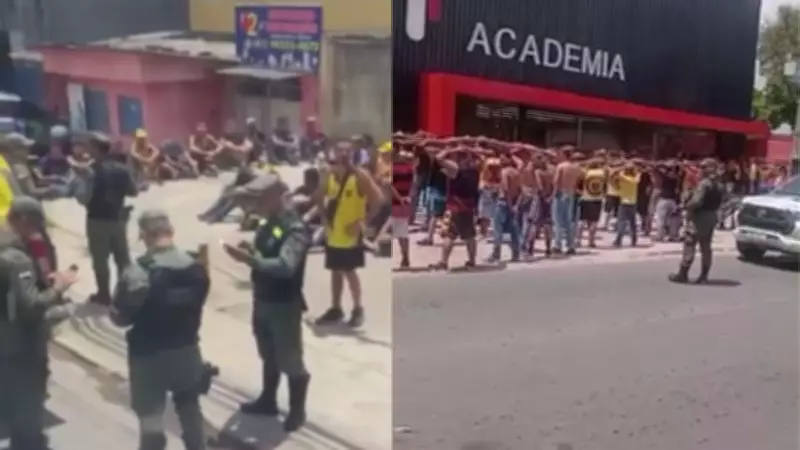PM prende 68 torcedores antes de clássico Sport x Santa Cruz em Recife