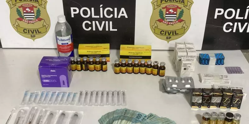 Polícia Civil apreende medicamentos ilegais e R$ 15,5 mil em Barra Bonita