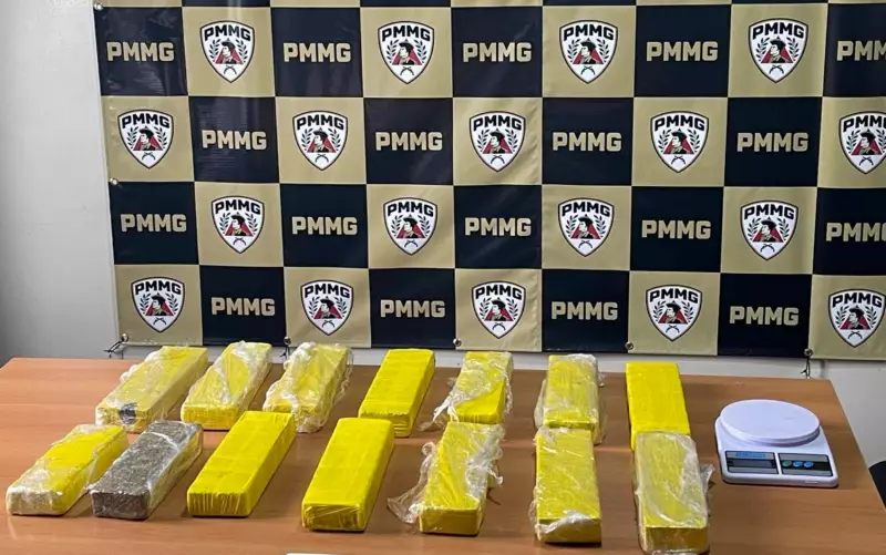 Polícia encontra 14 tabletes de maconha em tambor enterrado em mata de Monte Santo, MG