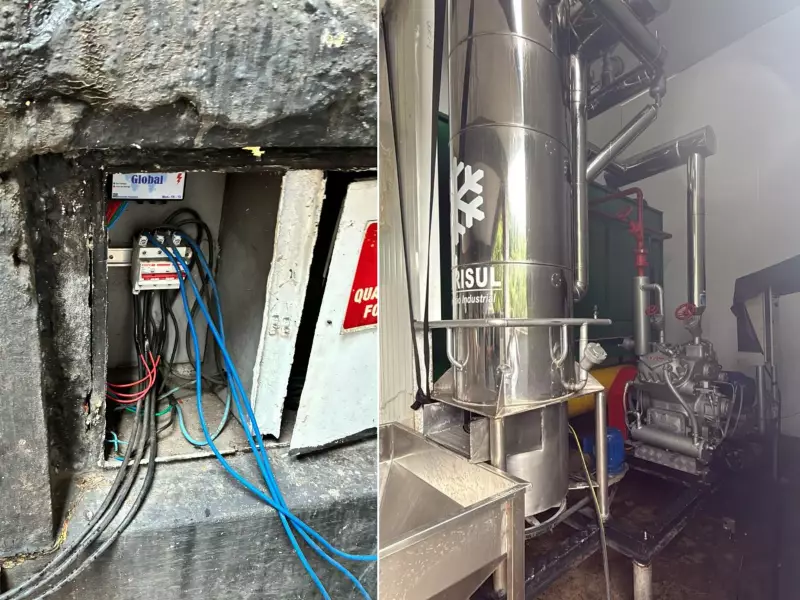 Polícia fecha fábrica clandestina de gelo em mansão de luxo no litoral paulista