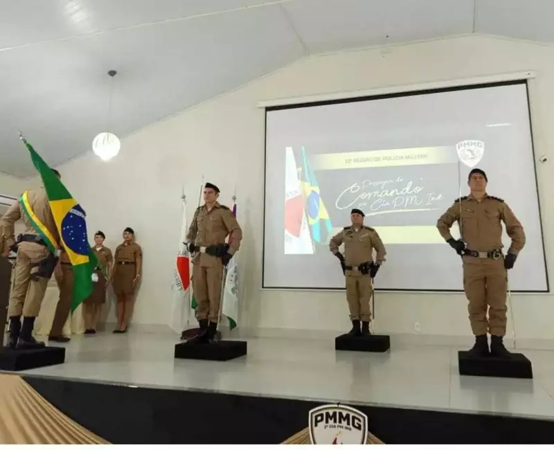 Polícia Militar de Taiobeiras tem novo comandante em cerimônia oficial