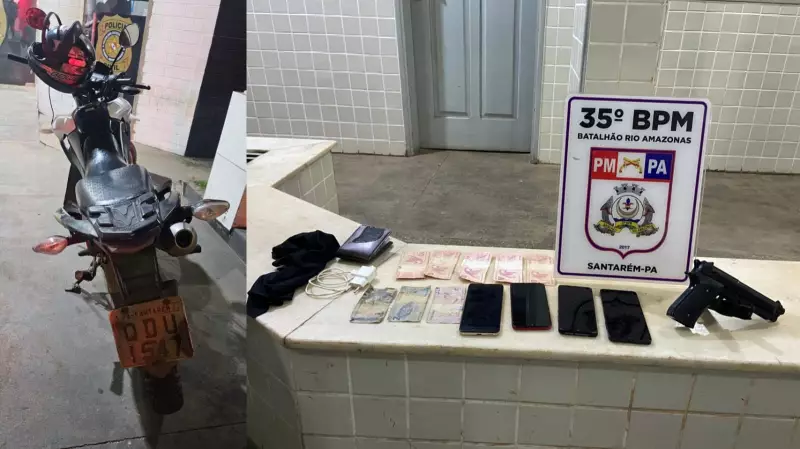 Polícia Militar recupera moto roubada e prende suspeitos em Santarém
