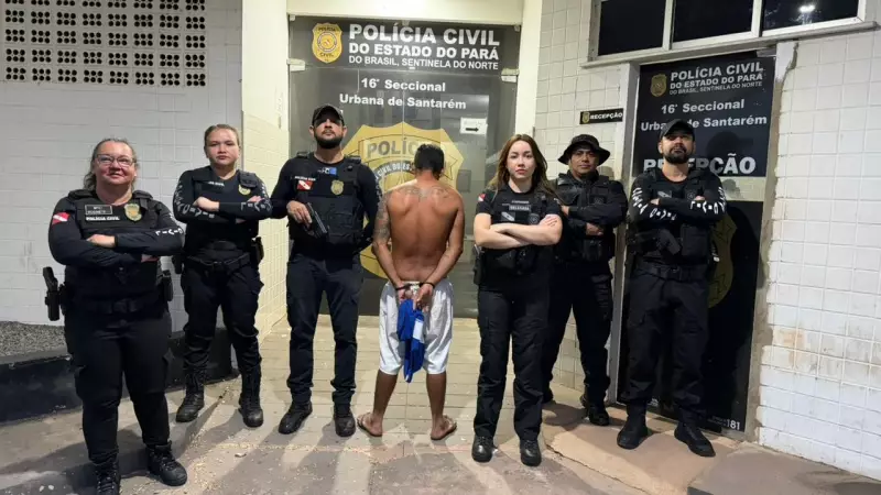 Policiais prendem suspeito de assaltos em Curuá durante operação em Santarém