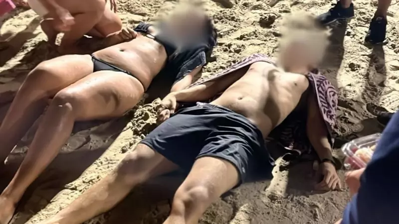 Policial de folga salva casal de afogamento na Praia de Iracema, em Fortaleza