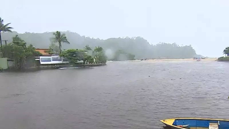 Policial Militar Desaparece em Rio de São Sebastião; Buscas Continuam