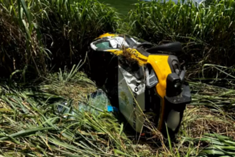 Policial se fere em capotamento após batida entre viaturas ao desviar de cone na PR-444