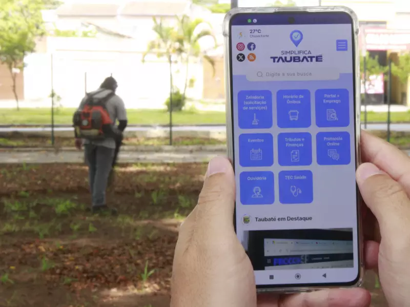 Prefeitura de Taubaté lança app Simplifica para serviços públicos digitais