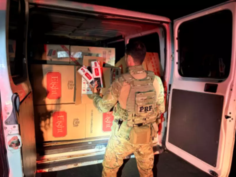 PRF apreende 500 mil cigarros contrabandeados em Rio Largo, Alagoas