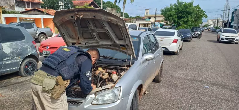PRF recupera veículo furtado no Amazonas durante abordagem em Santarém, no Pará