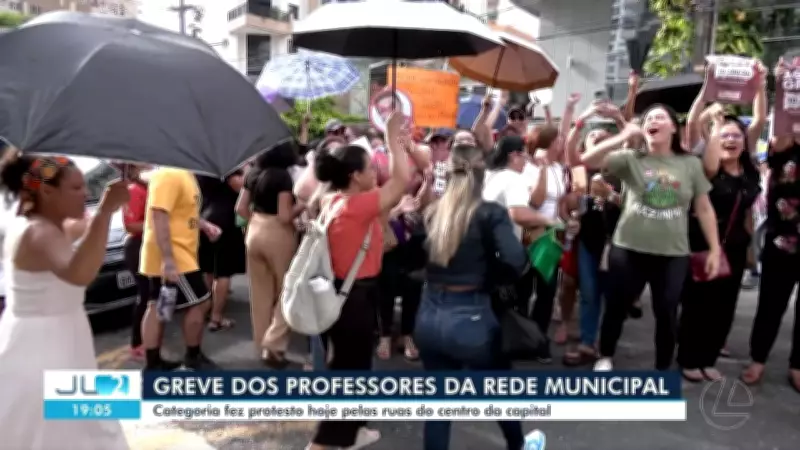 Professores de Belém protestam contra mudanças no Estatuto do Magistério