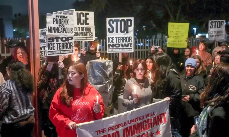 Protestos em Minneapolis após morte de cidadã dos EUA por agente do ICE