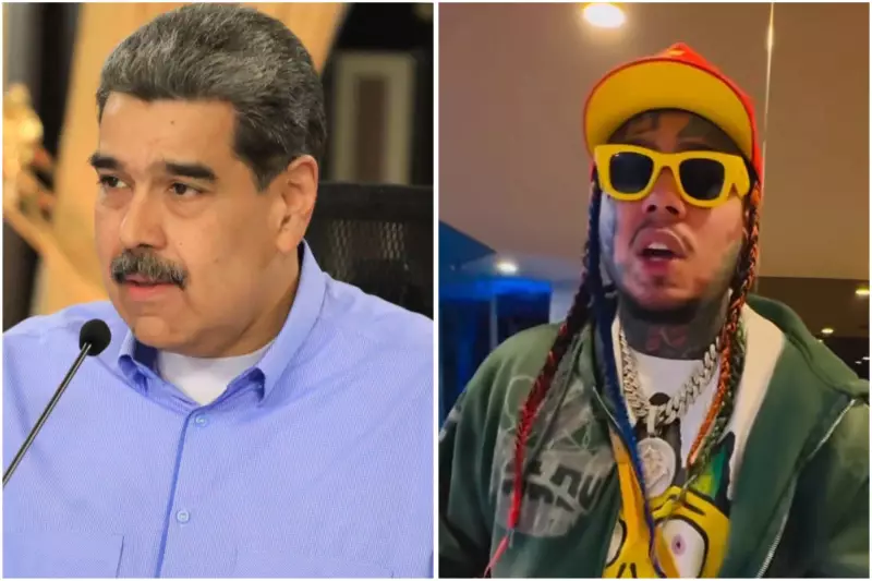 Rapper 6ix9ine preso com Maduro: 'Quero dançar com ele', diz