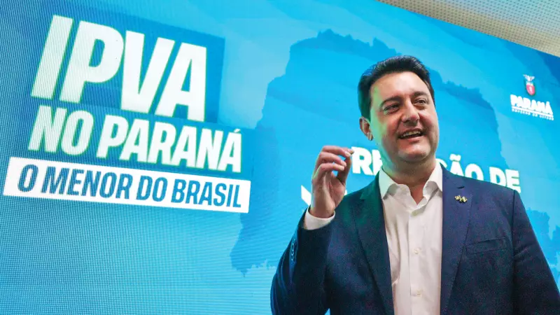 Ratinho Jr. lidera corrida presidencial no Paraná com 40% das intenções de voto