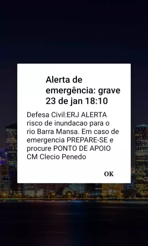 Rio Barra Mansa atinge cota de transbordo e Defesa Civil emite alertas por sirenes e celular
