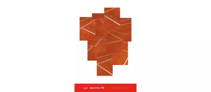 Rio Open 2026 revela cartaz com arte de Marcos Chaves e detalhe do Cruzeiro do Sul