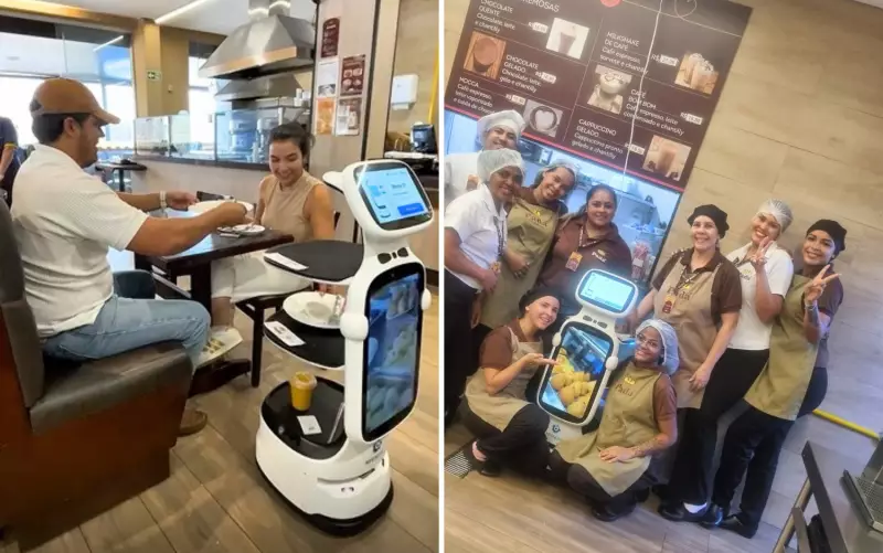 Robô 'Fredy' Atende Clientes em Padaria de Goiânia e Agiliza Serviço