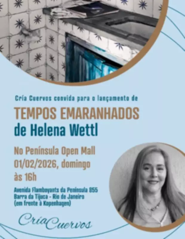 Romance 'Tempos Emaranhados' usa tempo e memória para resgatar história familiar no Rio