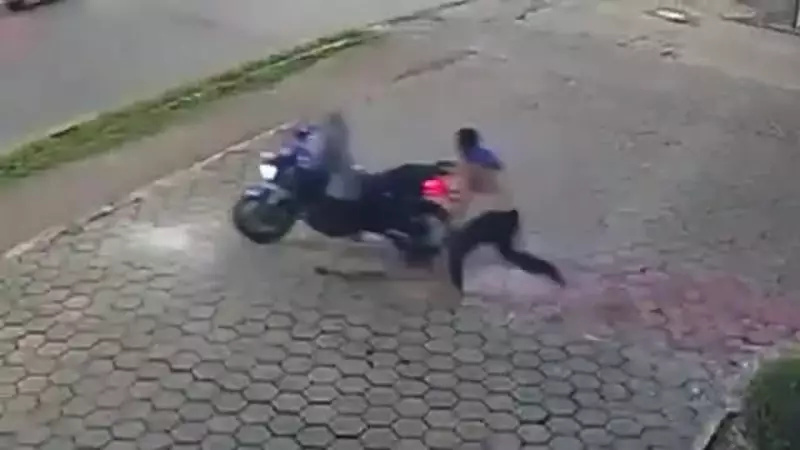 Roubo desastrado em concessionária de motos em SC: ação rápida, barulhenta e desorganizada