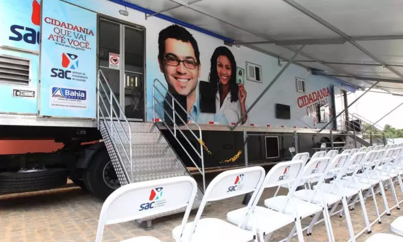 SAC Móvel oferece serviços gratuitos em Alagoinhas e outras cidades baianas