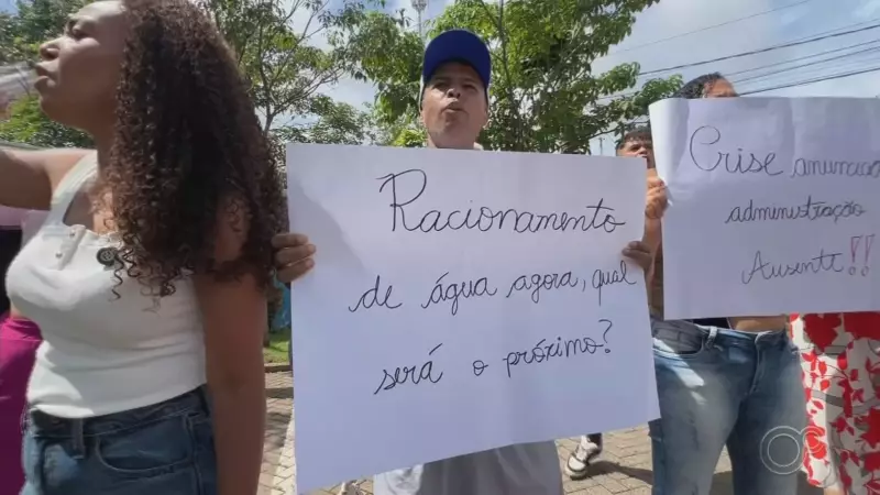 Salto (SP) protesta contra falta de água: rodízio se estende e prefeitura decreta emergência