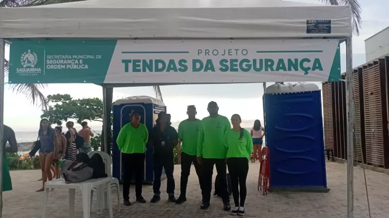 Saquarema amplia Operação Verão 2026 com 6 tendas de segurança na orla