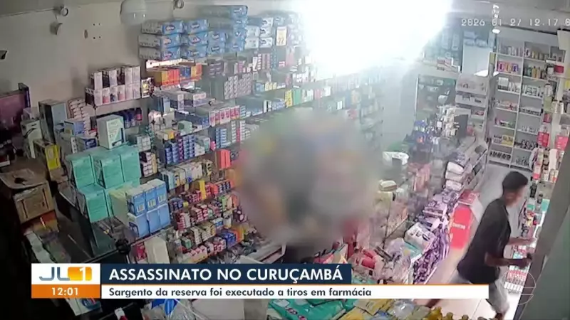 Sargento da reserva é assassinado a tiros em farmácia de Ananindeua