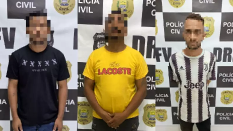 Seis homens são presos por roubo e furto de veículos em Teresina