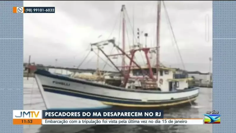 Seis pescadores desaparecem no litoral fluminense após saída de barco em Niterói